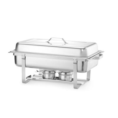 Ohřívač jídla Chafing - sada, HENDI, GN 1/1, 8,5L, 610x355x(H)297mm | 238837